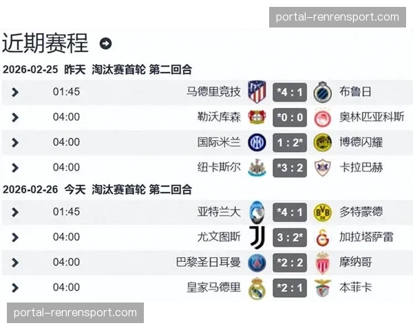 欧冠四强球队分布：英超、西甲、德甲、法甲各一队，意甲全军覆没